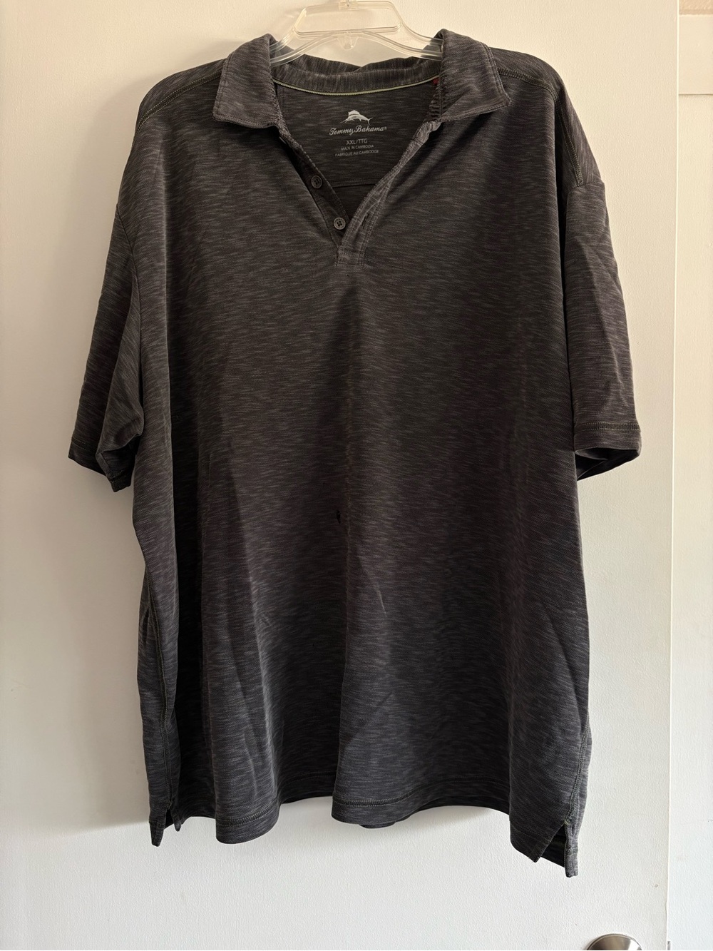 Tommy Bahama Men's Dark Gray XXL Polo Shirt